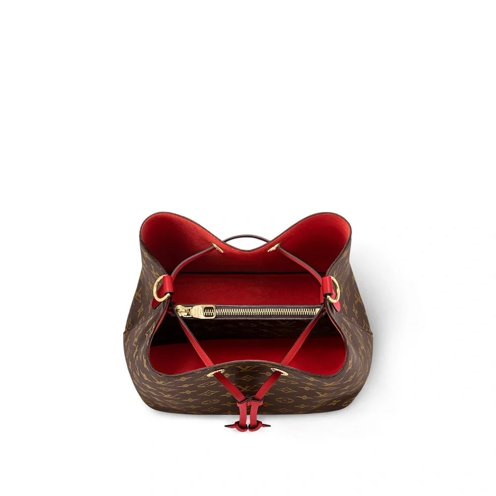 BRAND NEW Louis Vuitton Néonoé poppy MM Monogram w/ letter of authentication - Picture 8 of 10